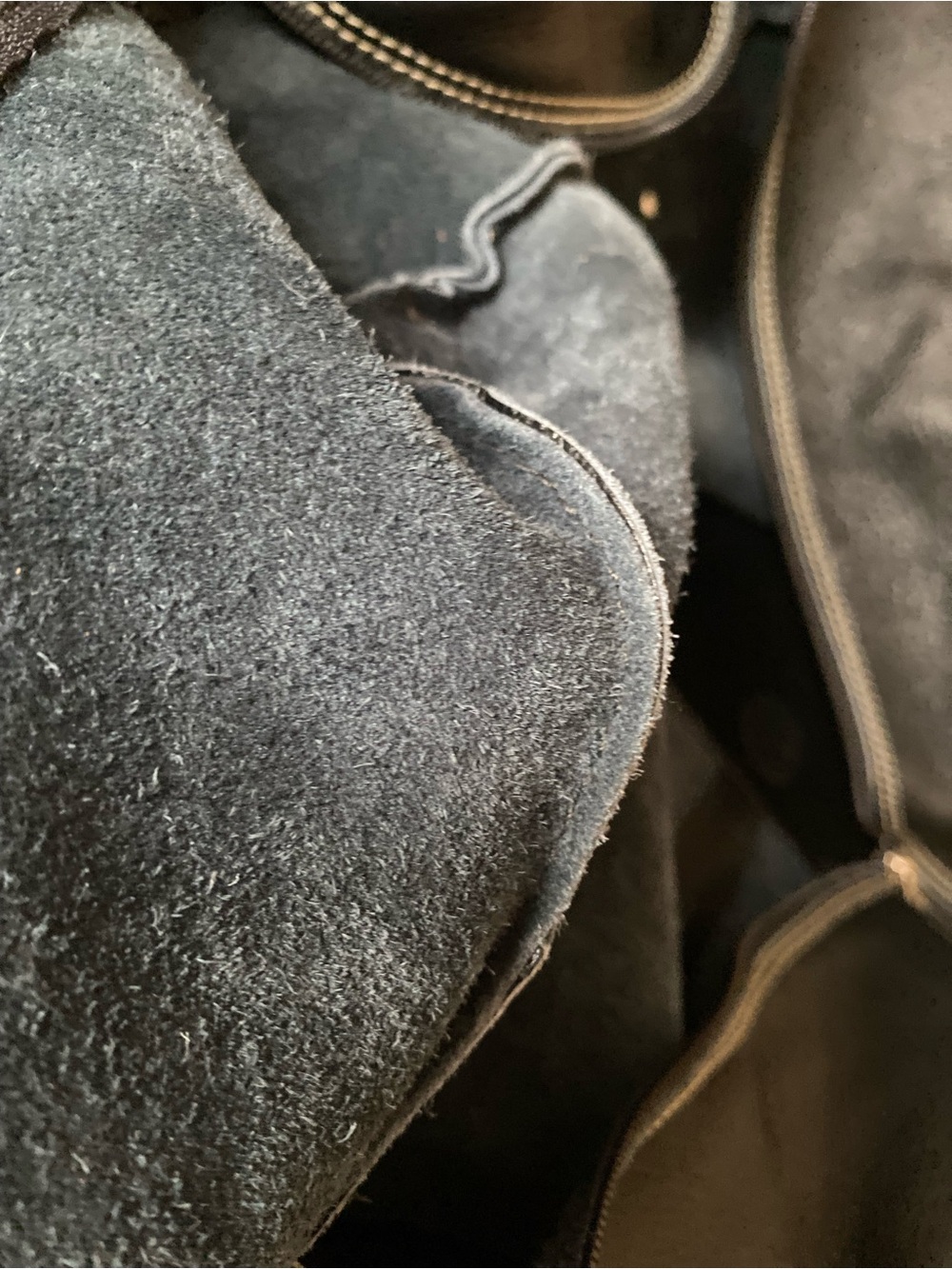 Roots vintage Black Leather Weekend Duffel Bag pebble leather - Picture 15 of 16